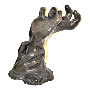 1990s Contemporary Modern Bronze Sculpture