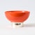 Orange Vintage Orange Ceramic Bowl from Quist, 1970s For Sale - Image 8 of 8