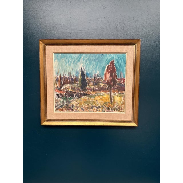 A. Roos, Landskap, 1960s, Oil on Panel, Framed For Sale - Image 8 of 18