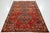 Red Tribal Designed Vintage Persian Handmade Wool Rug in Red For Sale - Image 8 of 9