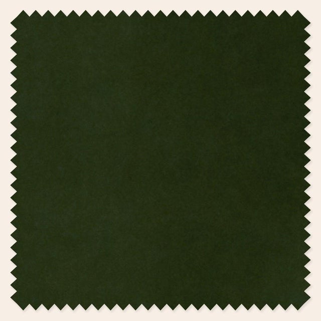 Zucchini Velvet Piero Ottoman by Ceraudo For Sale - Image 6 of 8