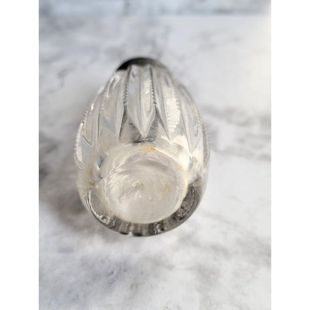 Silver 1920s Single Salt Shaker Metal Lid Ribbed For Sale - Image 8 of 9