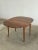 Mid-Century Modern 1960s Walnut Scalloped Dining Table For Sale - Image 3 of 9