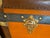 Vintage Moynat Trunk in Orange Canvas, 1920s For Sale - Image 12 of 16