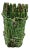 Green Asparagus Terracotta Vase For Sale
