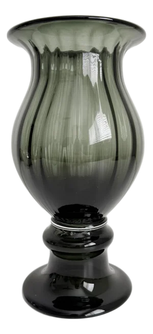 1950's Blenko Wayne Husted Smoked Glass Vase