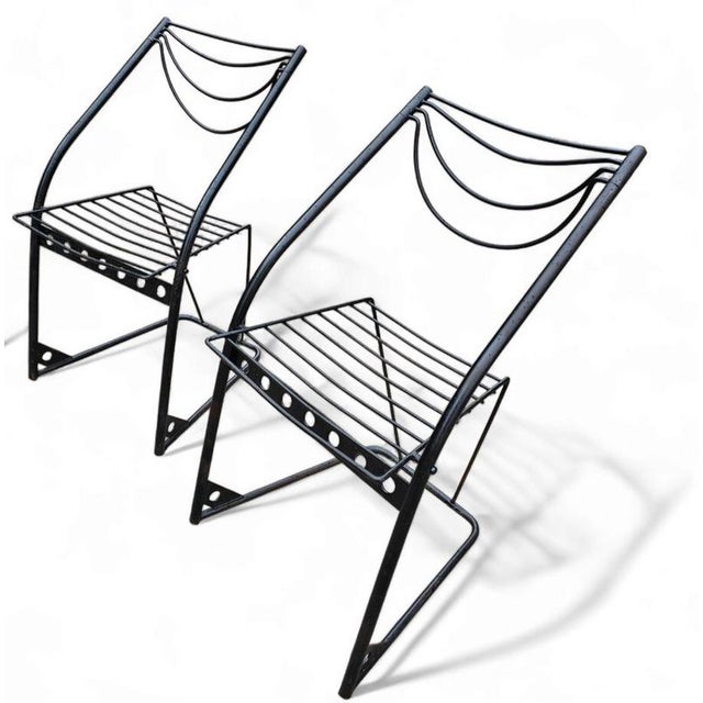 Postmodern Chairs, 1980s, Set of 4 For Sale - Image 17 of 18