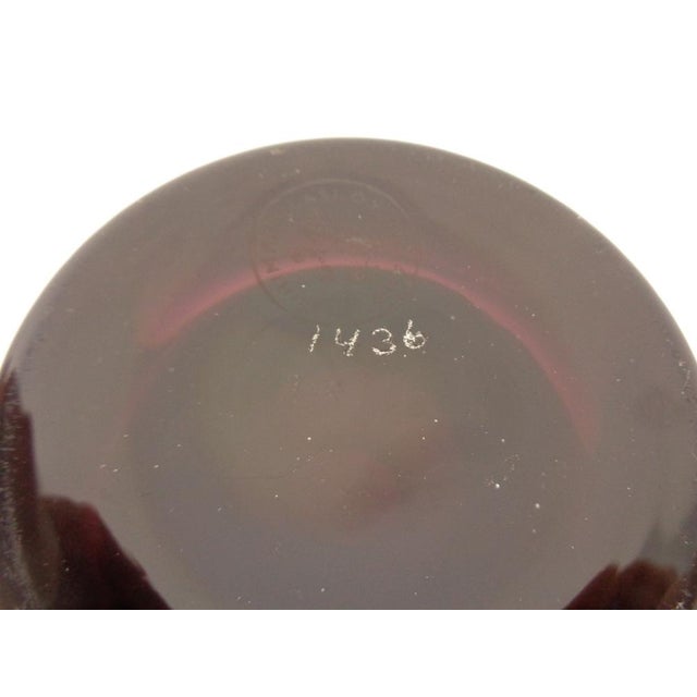 Glass Vase by Aimo Okkolin for Riihimaen Lasi Oy, Finland, 1960s For Sale - Image 17 of 18