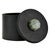 Brand new special order item. Not vintage. Elegant round storage container crafted from faux pebbled leather in rich...