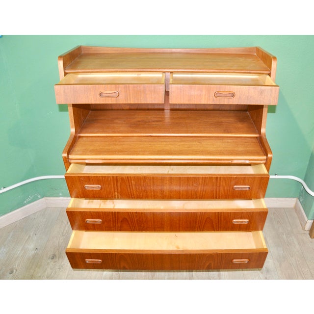 Danish Desk in Teak Veneer, 1960s For Sale - Image 16 of 18