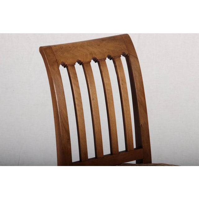Antique Biedermeier Chairs in Walnut, 1820, Set of 4 For Sale - Image 18 of 18