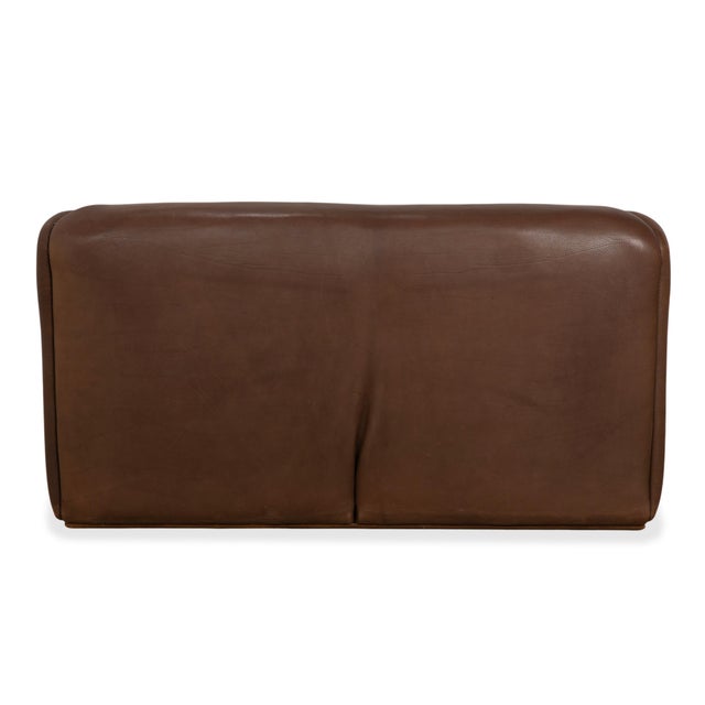 Vintage DS-47 Leather Two-Seater in Brown Cognac from de Sede For Sale - Image 15 of 17