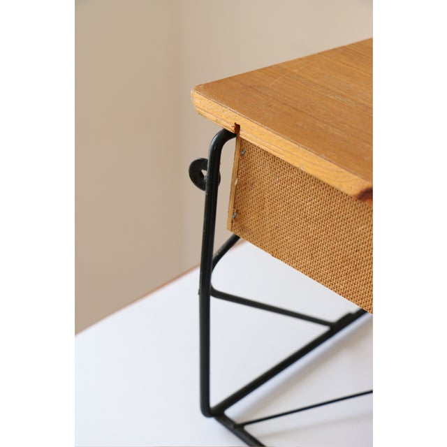 Scandinavian String Wall-Mounted Bedside Tables, 1960, Set of 2 For Sale - Image 9 of 18