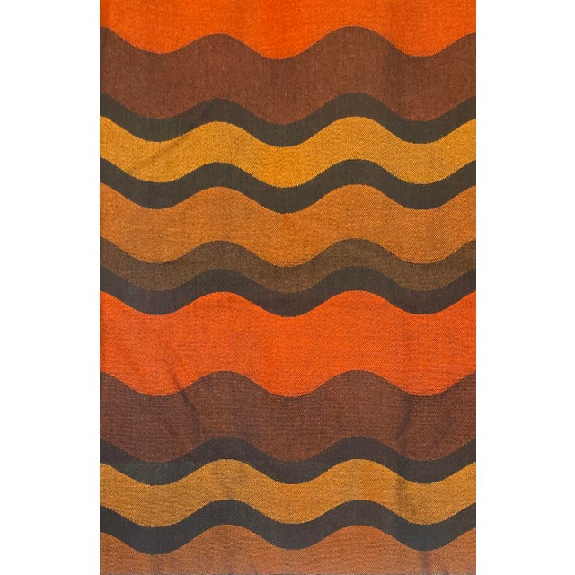 1960s Vintage Mid Century Modern Drapery Panels - Set of 6 For Sale In Atlanta - Image 6 of 7