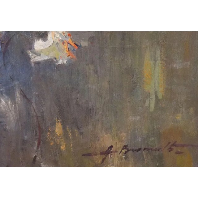 My garden flowers. 1974, oil on cardboard, 100x77 cm alfejs bromults (1913.3.iv - 1991.11.i) his first professional...