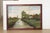 Dutch Framed Original Oil on Canvas Landscape Painting/43.5" For Sale - Image 4 of 6