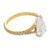 Mid 20th Century Lugano Gia 1.54 Carat Rose Cut Diamond 18k Yellow Gold Engagement Ring, Size 6 For Sale - Image 4 of 8