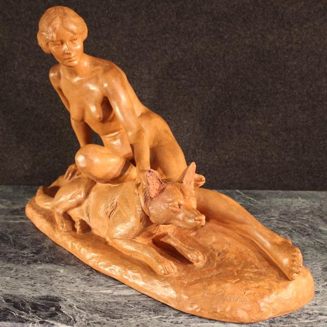 French Artist, Art Deco Sculpture, 1920, Terracotta For Sale - Image 6 of 14