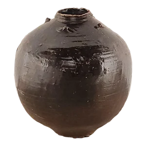 Brown Stoneware Martaban Jar China 19th Century