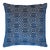 Schumacher x Mary McDonald Bees Knees Cut Velvet 18" Lumbar Pillow in Blue For Sale