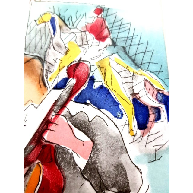 Jacques Villon (after) - Homage to Dufy - Lithograph 1965 For Sale - Image 3 of 6