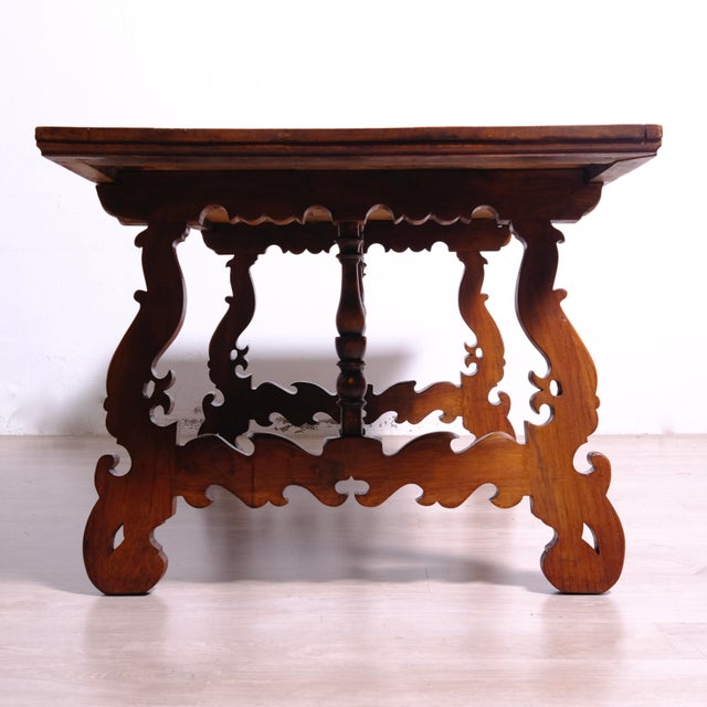 Walnut Table from Frattino, Late 19th Century For Sale - Image 15 of 18