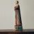 Folk Art 19th Century Spanish Hand Carved Polychrome Santo Sculpture For Sale - Image 3 of 9
