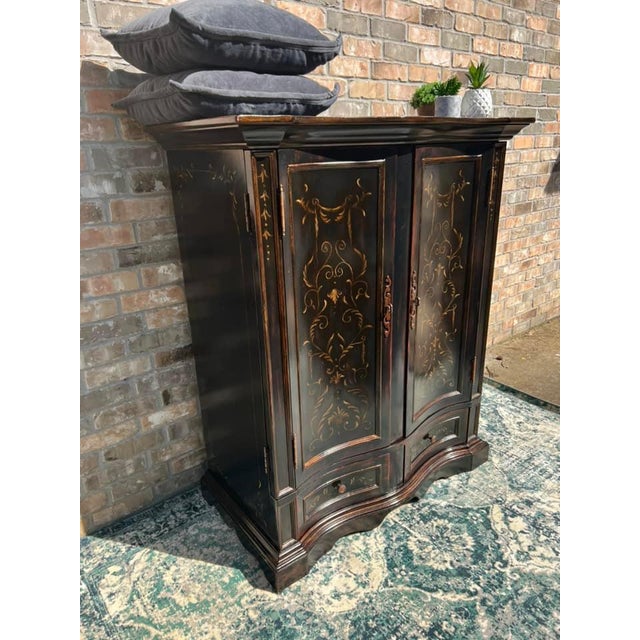 Hooker Furniture Seven Seas Collection Black Armoire Chairish