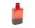 A West German ceramic vase produced by Scheurich Keramik. This mid-century vase has a bottle shape and is bright red at...