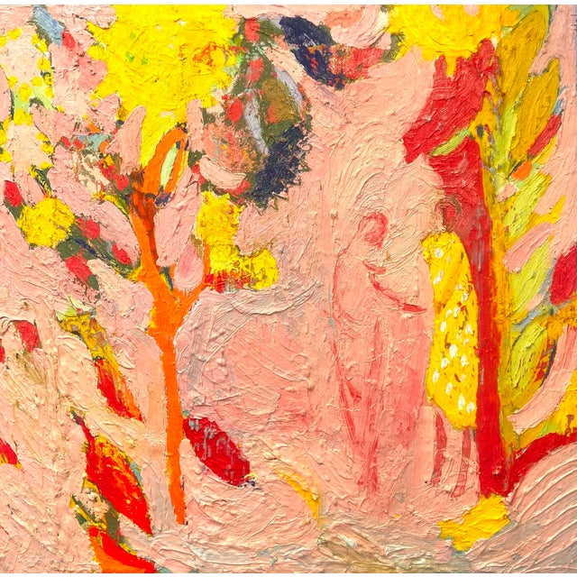 Meeting in the Sunflower Garden by Paul Wadsworth For Sale