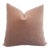 Quartz Lilac Blush 24" Mohair Pillow For Sale