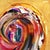 Divine Spark of Love XXXXXX - Colorful Impasto Textured Heart Painting on Wood by Cynthia Coulombe-Bégin For Sale - Image 4 of 9