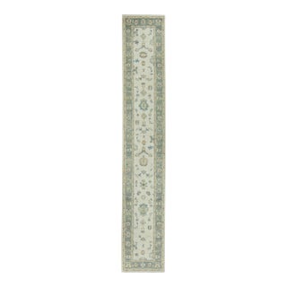 Turkish Oushak Runner Rug 2'9" x 16'3" #17722 For Sale