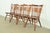 Mid-Century Modern Kipp Stewart for Drexel Declaration Sculpted Walnut Dining Chairs, Set of Four For Sale - Image 3 of 12