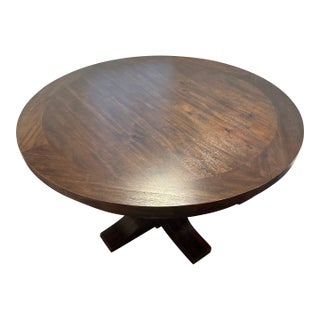 Restoration Hardware Round Table “17th C. Monastery Round Dining Table For Sale