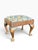 Antique Queen Anne Ottoman in Upholstery and Cabriole Legs by William Morriss, 1890s For Sale - Image 10 of 10