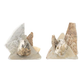 Chen Chen and Kai Williams Pair of "Metamorphic Rock" Bookends, 2013 For Sale