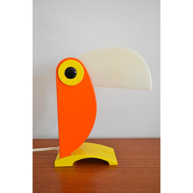 Toucan Table Lamp by Ferrari for OTF Verona, 1960s For Sale - Image 16 of 16