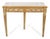 A beautifully crafted Italian painted and giltwood console table, created during the early to mid-20th century and...