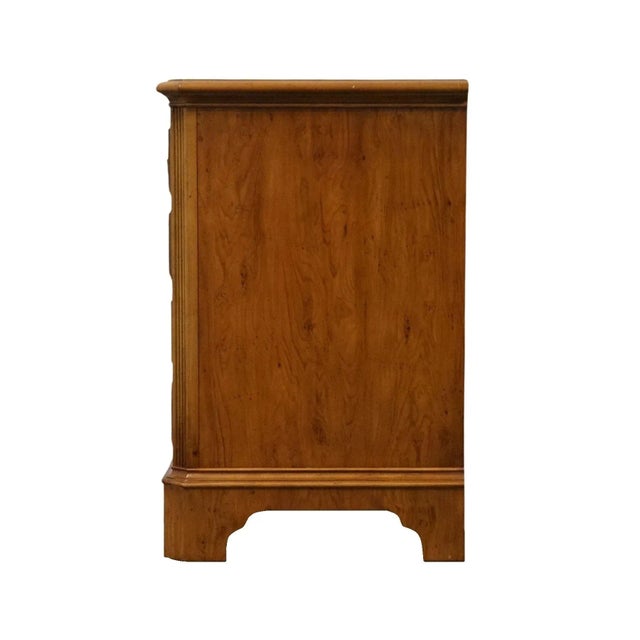 Drexel Heritage Yorkshire Collection Solid Yew Traditional Style 26" Two Drawer Nightstand 129-620 For Sale - Image 10 of 14