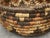 Small vintage Native American coil basket. Basket measures 6 1/4" in diameter by 3" in height. Great condition. Thank you...