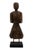 This carved female tribal sculpture brings an earthy, artisan crafted presence to any setting. Fashioned from solid wood,...