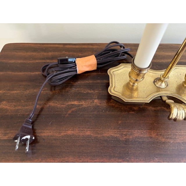 Mid 20th Century Brass Bouillotte Lamp With Adjustable Black Tole Shade For Sale - Image 16 of 16