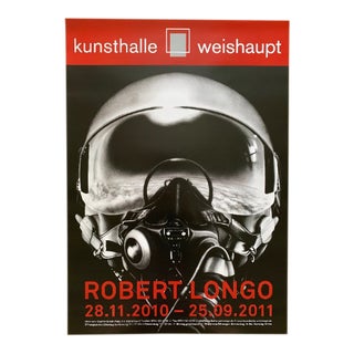 Robert Longo Original 2010 Exhibition Poster From European Showcase For Sale