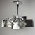Vintage Metal Chandelier by Gaetano Sciolari, Italy, 1950s For Sale - Image 17 of 18