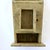 Rustic European 19th-Century European Provincial Carved Farinière / Salt Box in Original Sage Milk Paint For Sale - Image 3 of 17