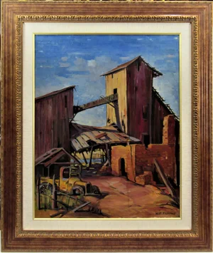 William Frates, The Abandoned Factory, Circa 1945