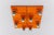 Mid-Century Modern Orange Ceramic Wall Lights from Waldi, 1960s, Set of 8 For Sale - Image 4 of 18