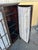 Antique Pie Safe Glass Door Cabinet on Wheels For Sale - Image 4 of 8