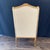 Cream French Louis XVI Giltwood Wingback Armchairs or Bergeres -A Pair For Sale - Image 8 of 12